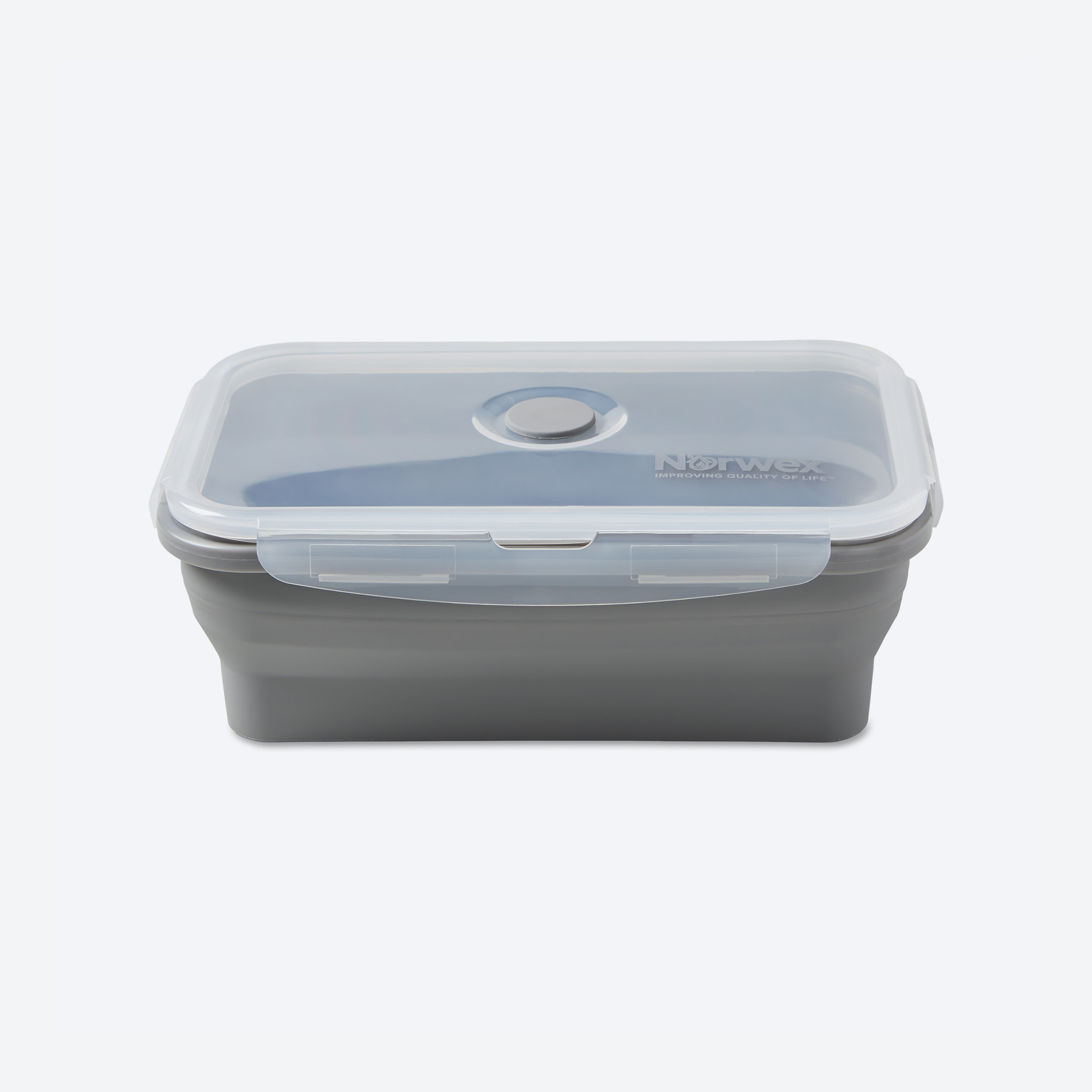 02f4b5affaba79f5e0ef8533c4148e1d36ef6b42.jpg Norwex Silicone Food Storage Containers L/XL (set of 2) - eggplant/graphite