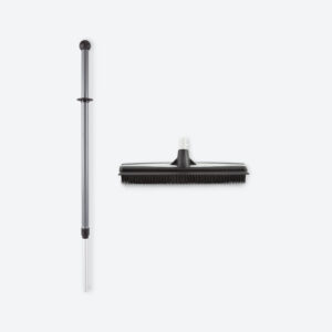 0790b048a0f50c6aca7fbf7a2968f09c052fbeda.jpg Norwex Rubber Broom System - graphite/black