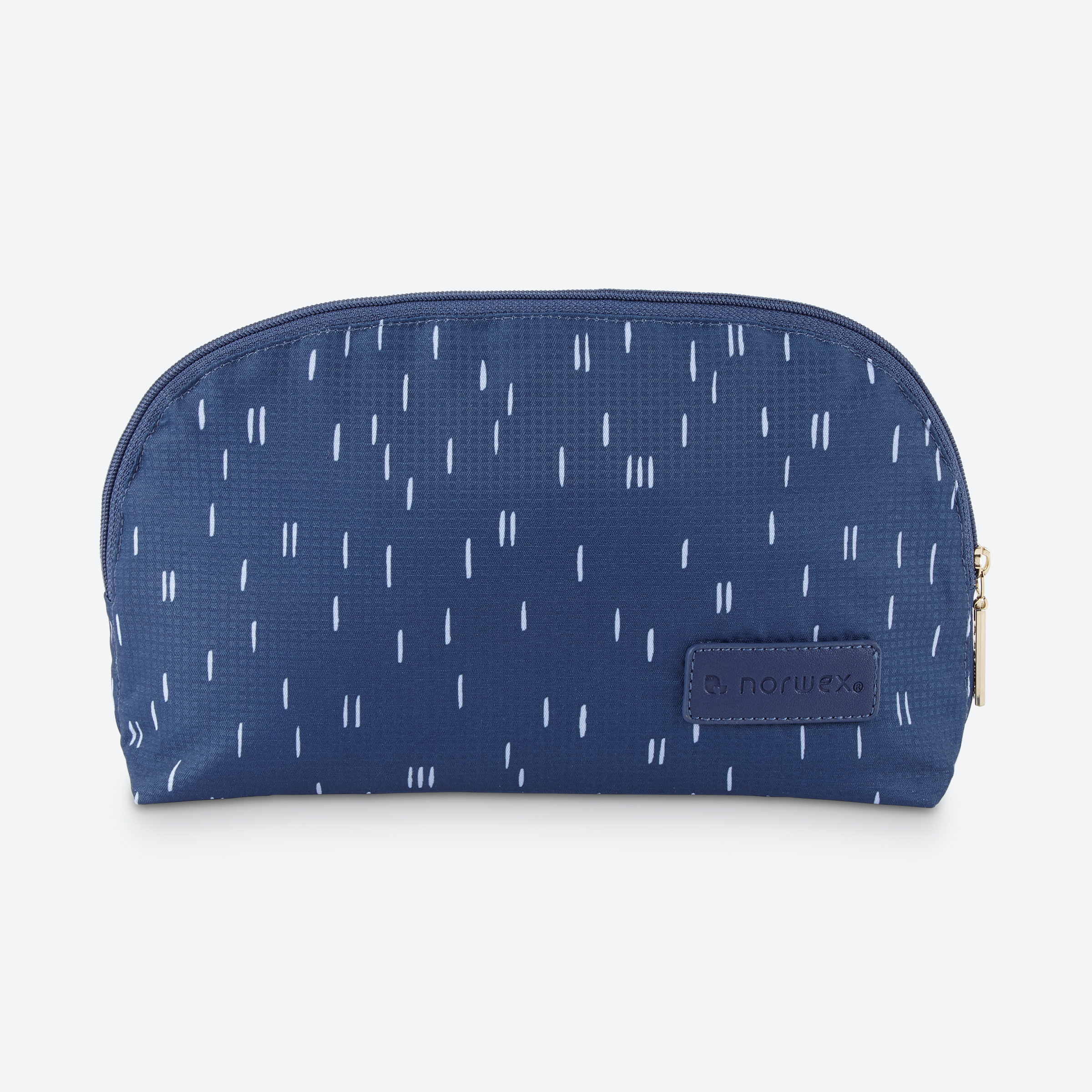 Norwex Carryall Half-Moon Bag - birch lines