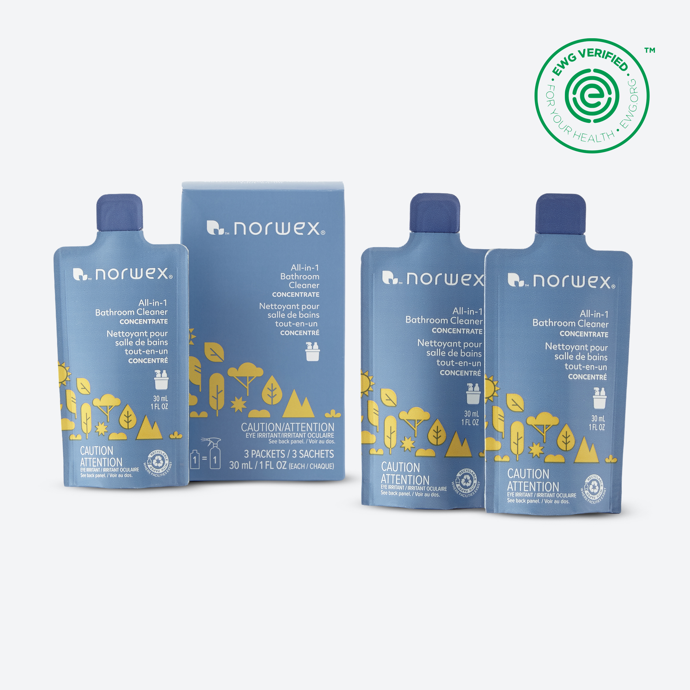 0bafcbb8f70bf27d910a105c967ad3303a5ece88.jpg Norwex All-in-1 Bathroom Cleaner Concentrate (box of 3 packets)
