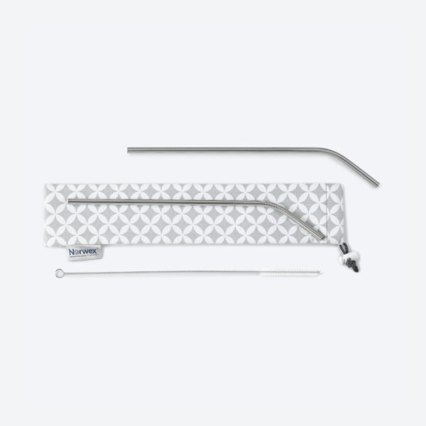 0c4c1453cb9a09da2f41560493c7f861879d15bb.jpg Norwex Stainless Steel Drinking Straws and Bag - Long (set of 2)
