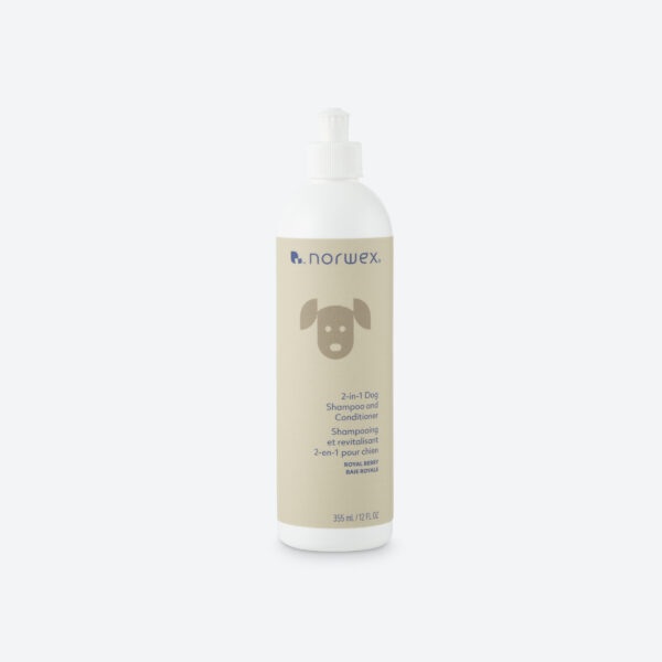 Norwex 2-in-1 Dog Shampoo and Conditioner, royal berry - with Pull Cap