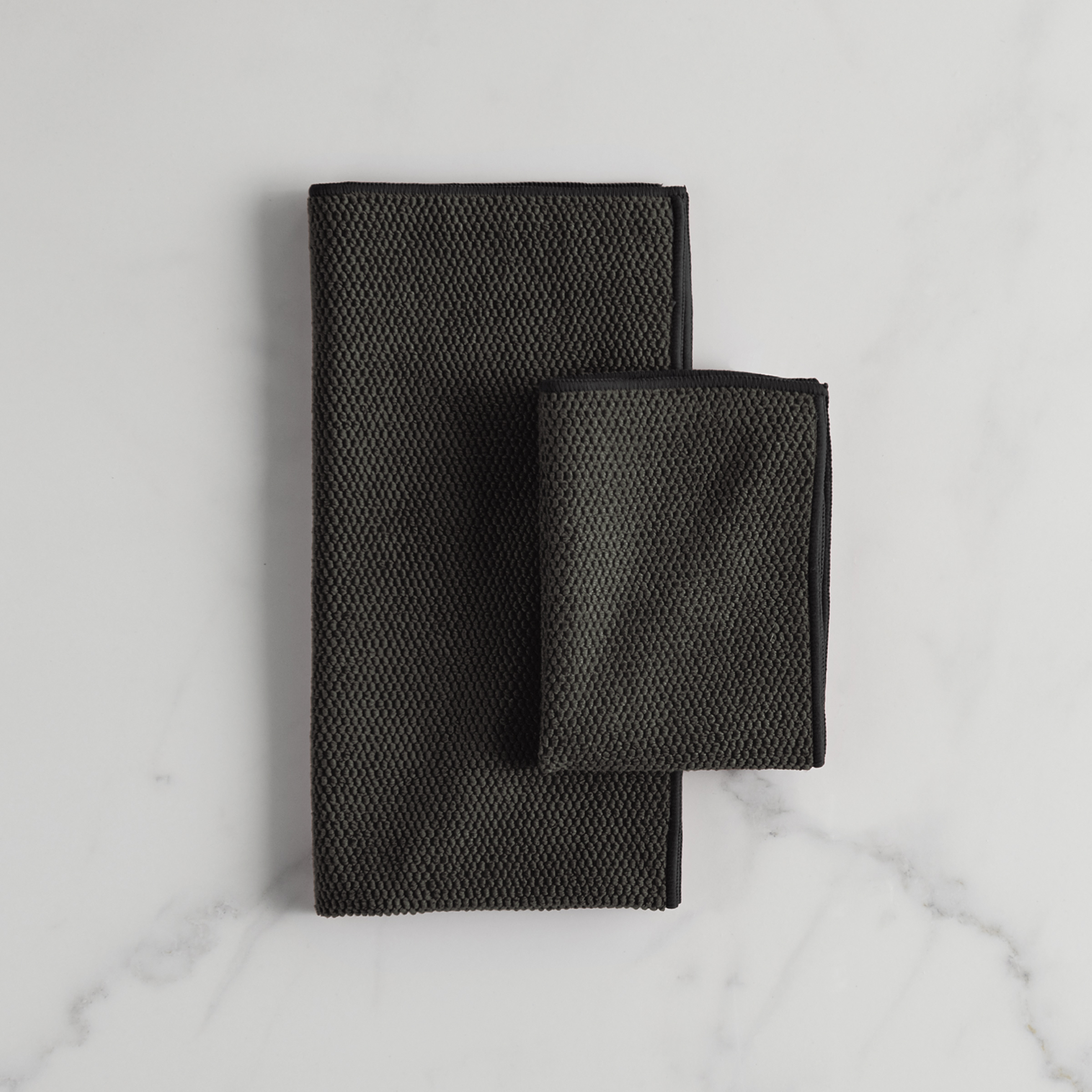 Norwex Diamond Textured Kitchen Towel & Cloth Set - onyx