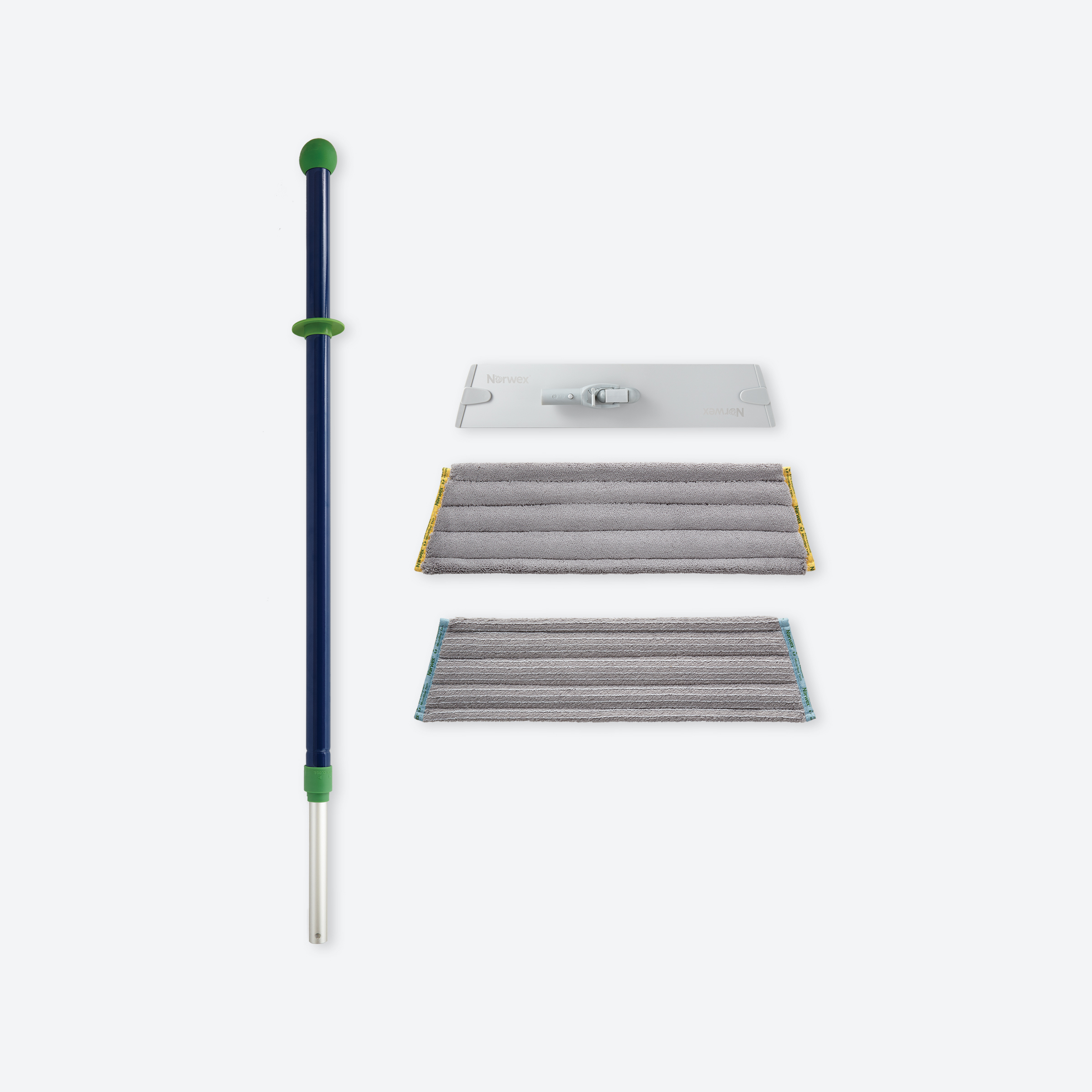 Norwex Superior Mop Starter System - blue/green