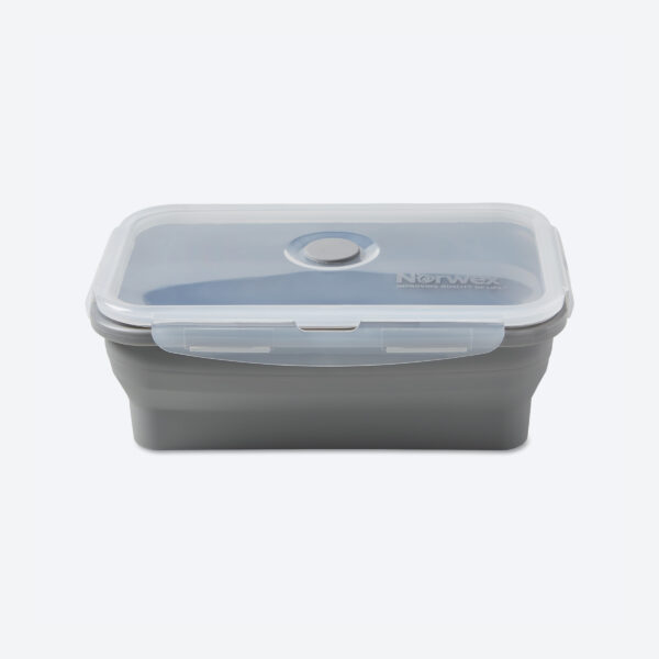 1a71f69df36fee8d97f6c34a0aa73f9363a190ed.jpg Norwex Silicone Food Storage Containers S/M (set of 2) - teal/graphite