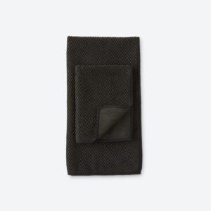 Norwex Diamond Textured Kitchen Towel & Cloth Set - onyx