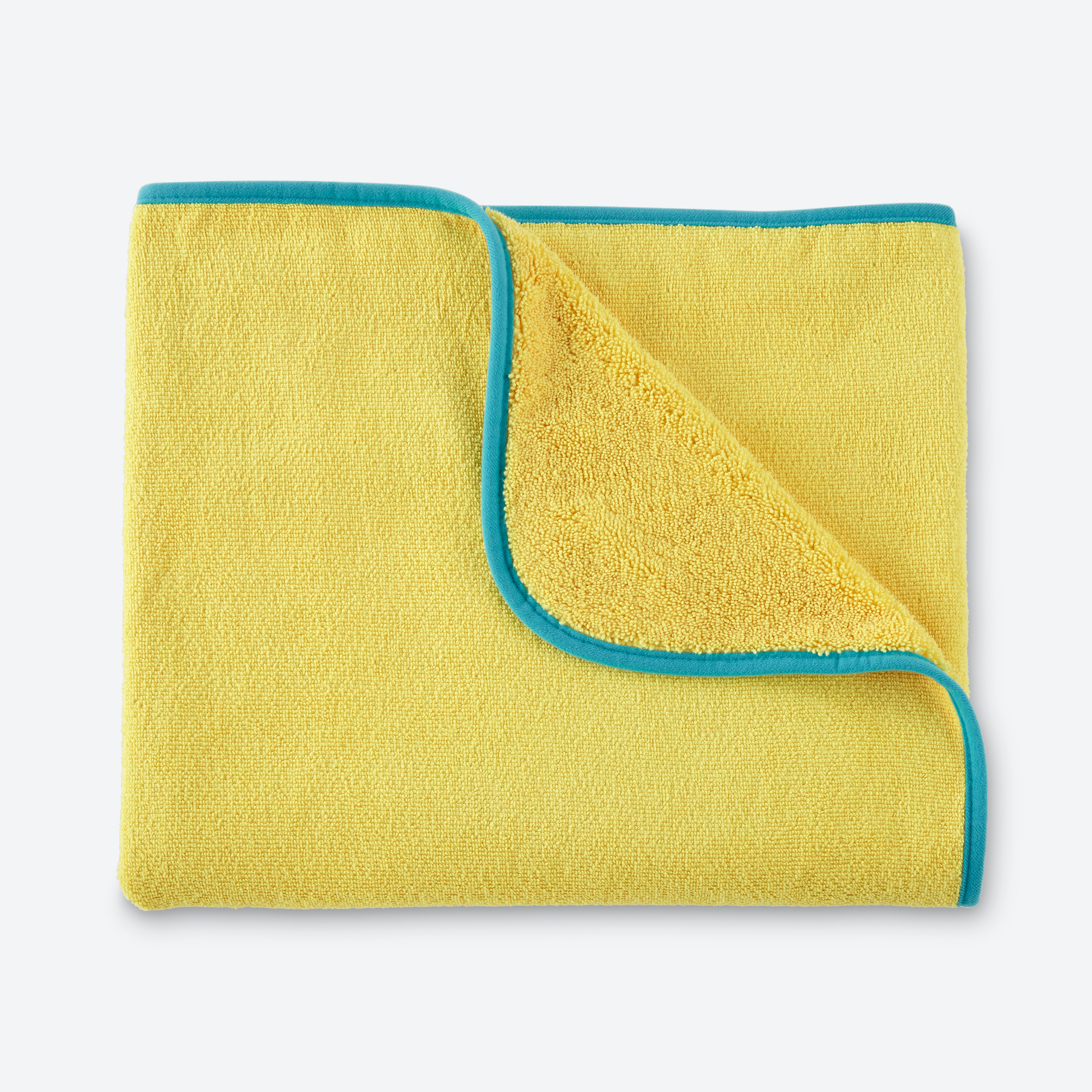 1c5d0045132d68ec56a55fb5358b0208a81a9ee6.jpg Norwex Kids Towel - yellow with teal trim