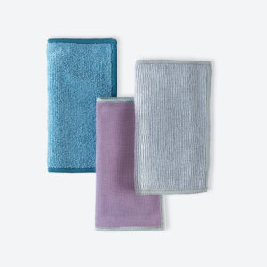 2812ef1c32ee6bbc4eb5dbbbcec76df9c25f8976.jpg Norwex Mini Microfiber Variety Pack - teal, amethyst with graphite trim, graphite