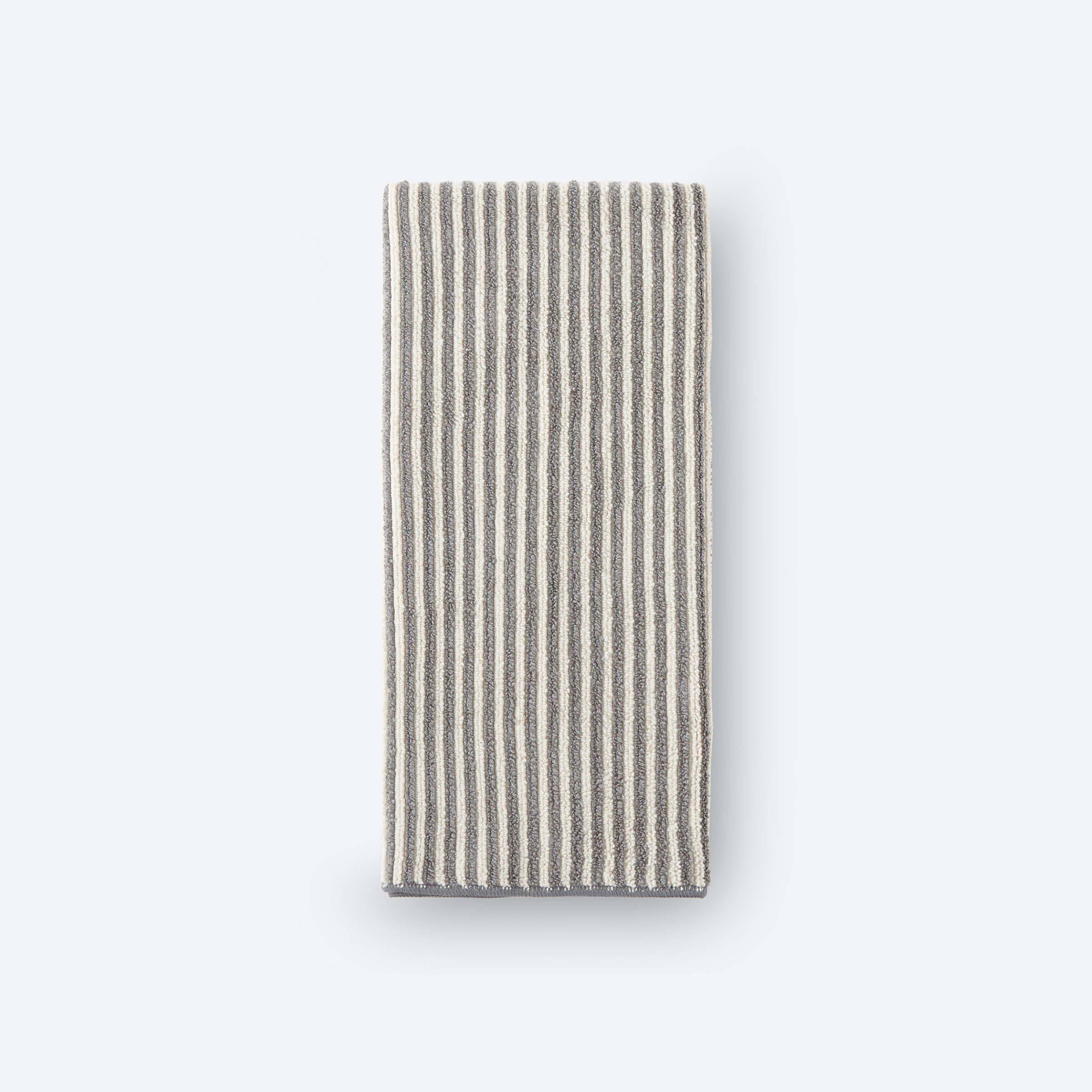 Norwex Hand Towel - graphite/vanilla stripes