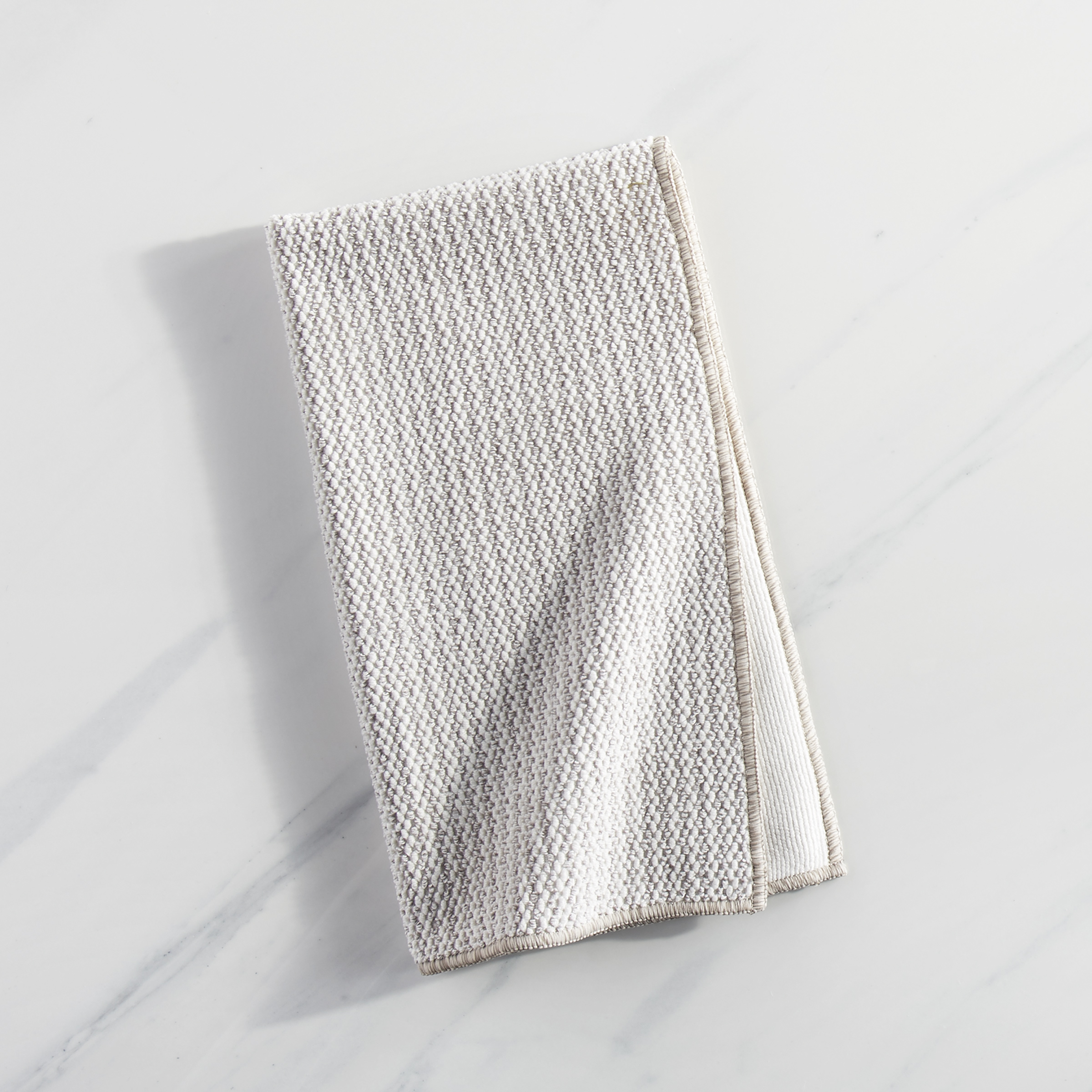 Norwex Diamond Textured Kitchen Towel - heathered oatmeal