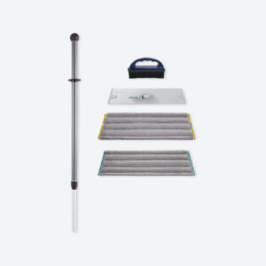 379a7cd1c2c5a72b25725517c54c3141e448009e.jpg Norwex Superior Mop Starter System with Rubber Brush - graphite/black