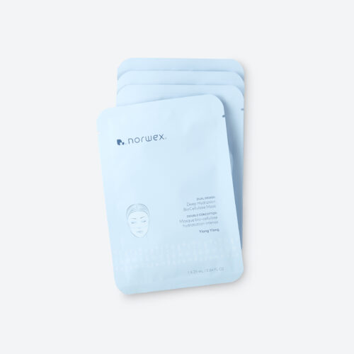 3ad089028826f63704ccb9c53e9975b31b6036ab.jpg Norwex Deep Hydration BioCellulose Mask (set of 4)