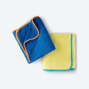 3d6b40711fee463d395714c4e5f2bfc1ad3302fe.jpg Norwex Kids Towel - royal blue with orange trim