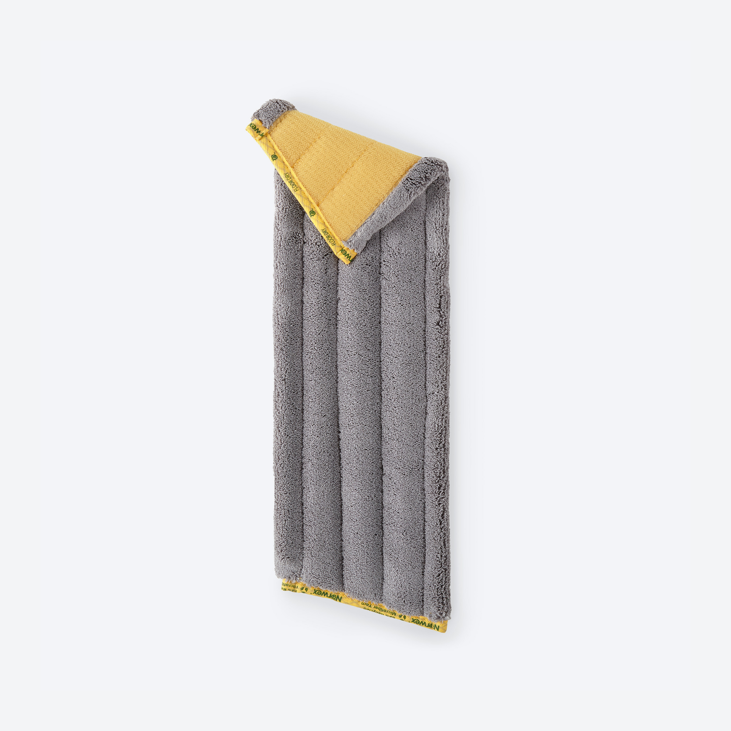 Norwex Dry Superior Mop Pad (large) - graphite/yellow