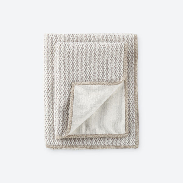Norwex Diamond Textured Kitchen Towel & Cloth Set - heathered oatmeal