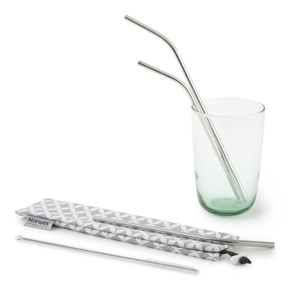 59d4e8b9c1a7e5e2fafa931dfb607ac1122ef1c9.jpg Norwex Stainless Steel Drinking Straws and Bag - Regular (set of 2)