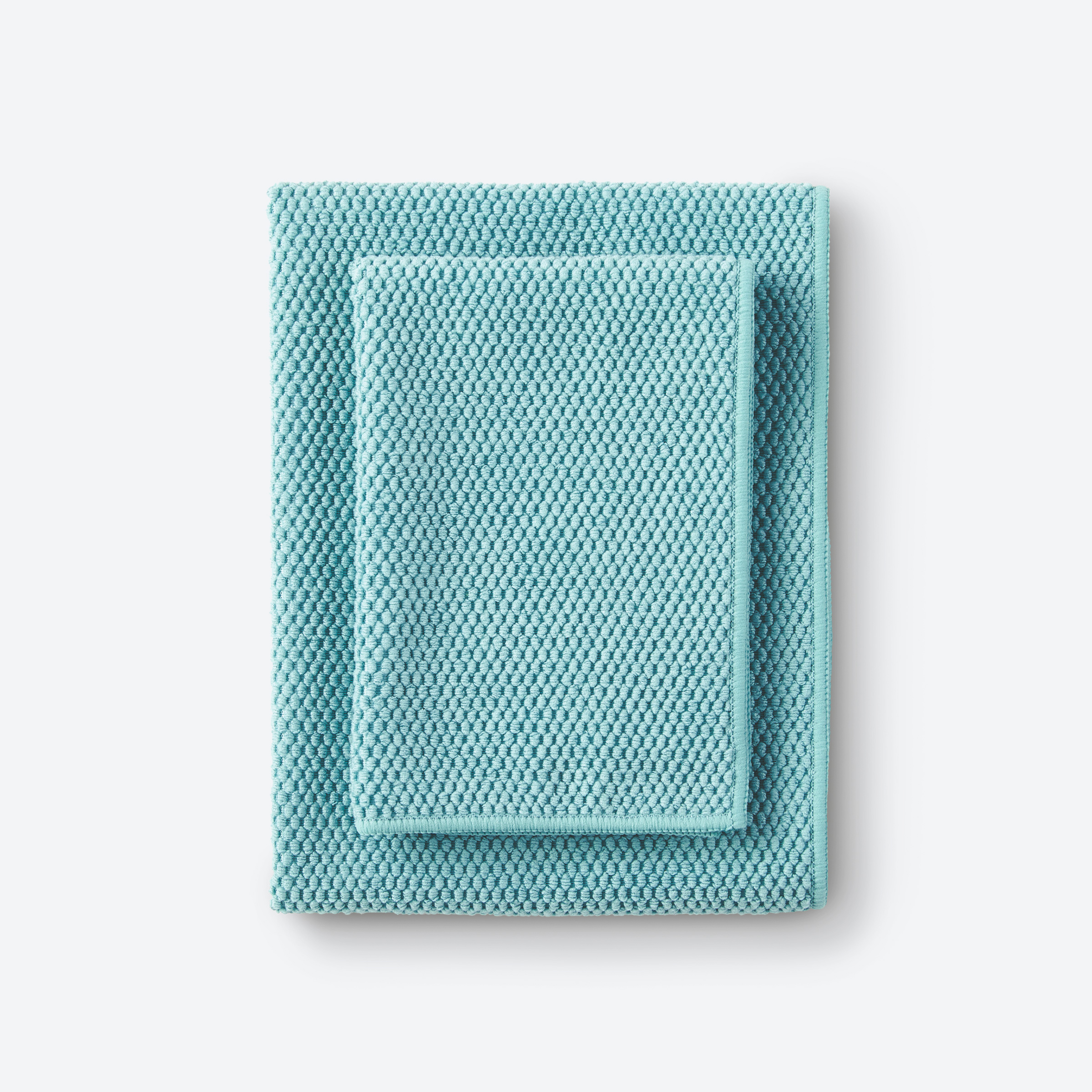 Norwex Diamond Textured Kitchen Towel & Cloth Set - turquoise