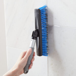 6311794791bca33f4a1cebb704c43a27d93c7c26.jpg Norwex Grout Brush Attachment - graphite/blue