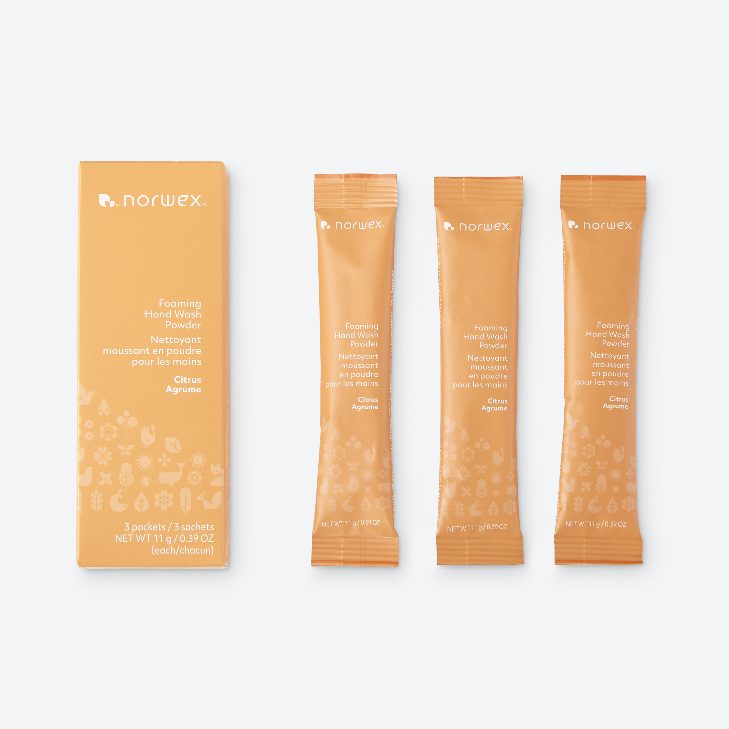 6534b9f351e2b8a82a461f7db94bff8cf9c1592f.jpg Norwex Foaming Hand Wash Powder (box of 3 packets) - citrus