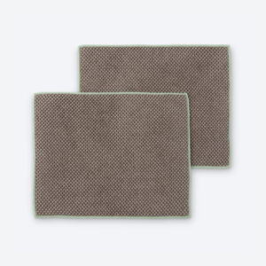 Norwex Refrigerator Drawer Liners - mushroom with sage trim