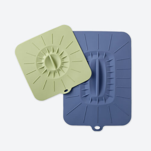78e43d62c3fda39576060214336f1a5ae981c29b.jpg Norwex Silicone Bakeware Lids - rectangle, blue/square, green