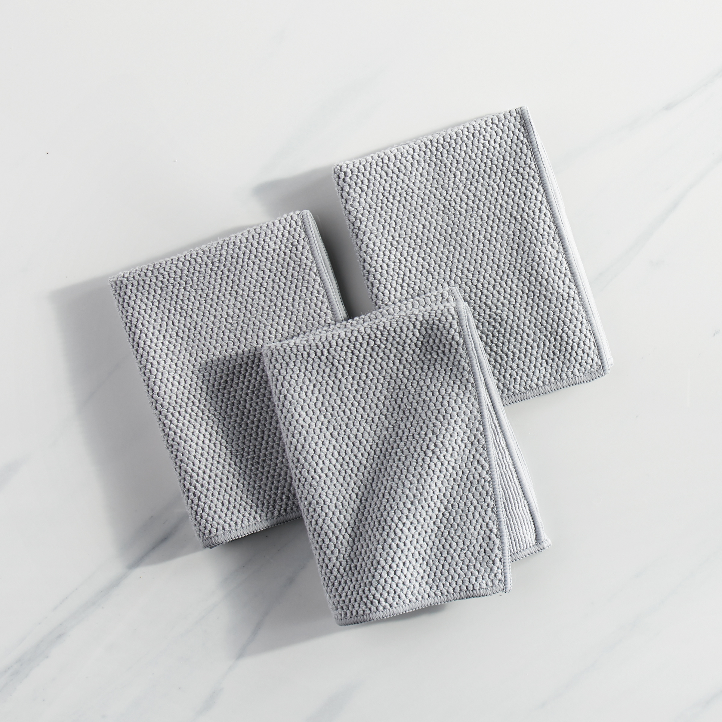 Norwex Diamond Textured Kitchen Cloth Trio - graphite