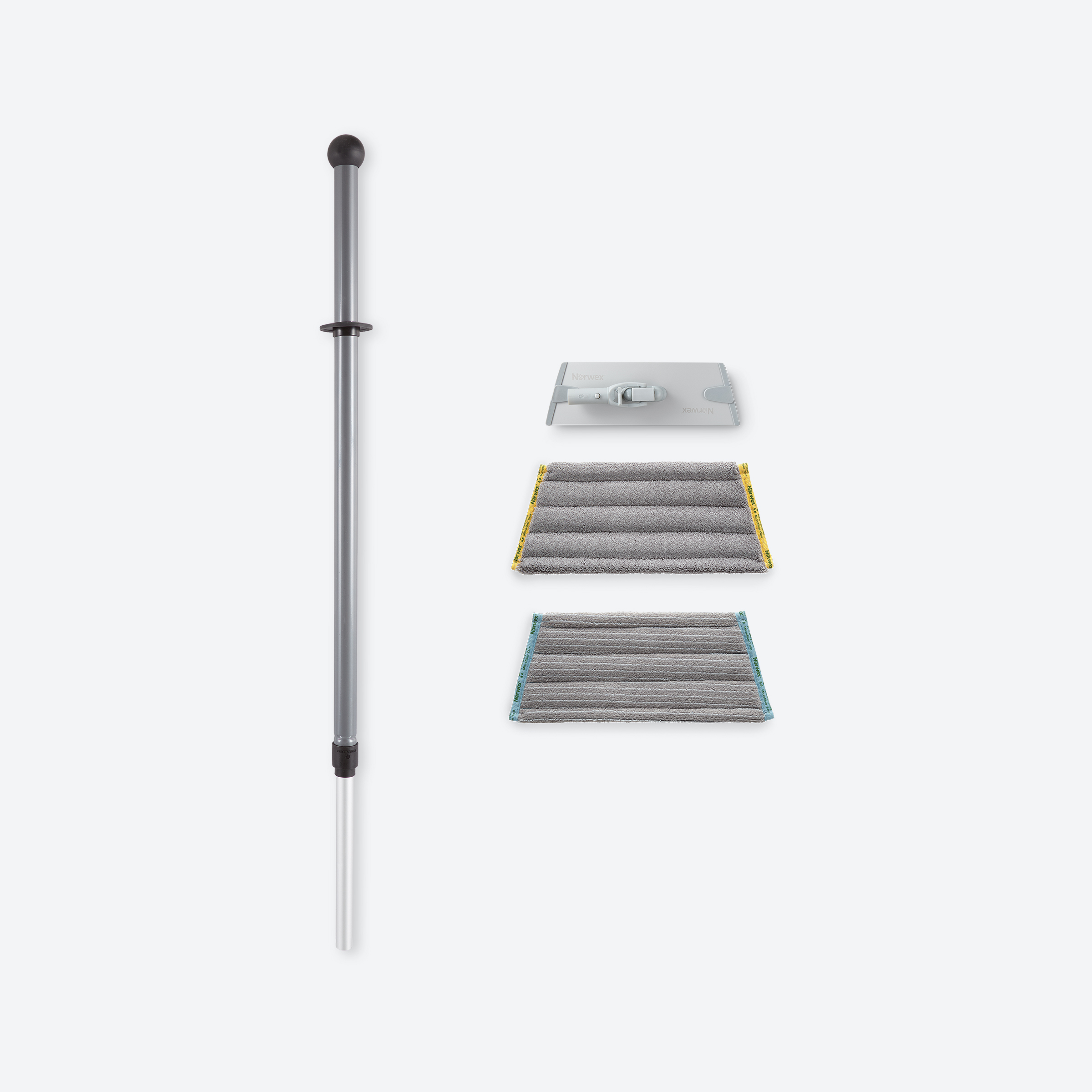 Norwex Superior Mini Mop System - graphite/black