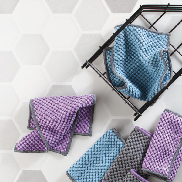 9eac72fa4ece246d8adbc1f6fb6f9c655c87af09.jpg Norwex Counter Cloths & Box Set - graphite/eggplant/teal
