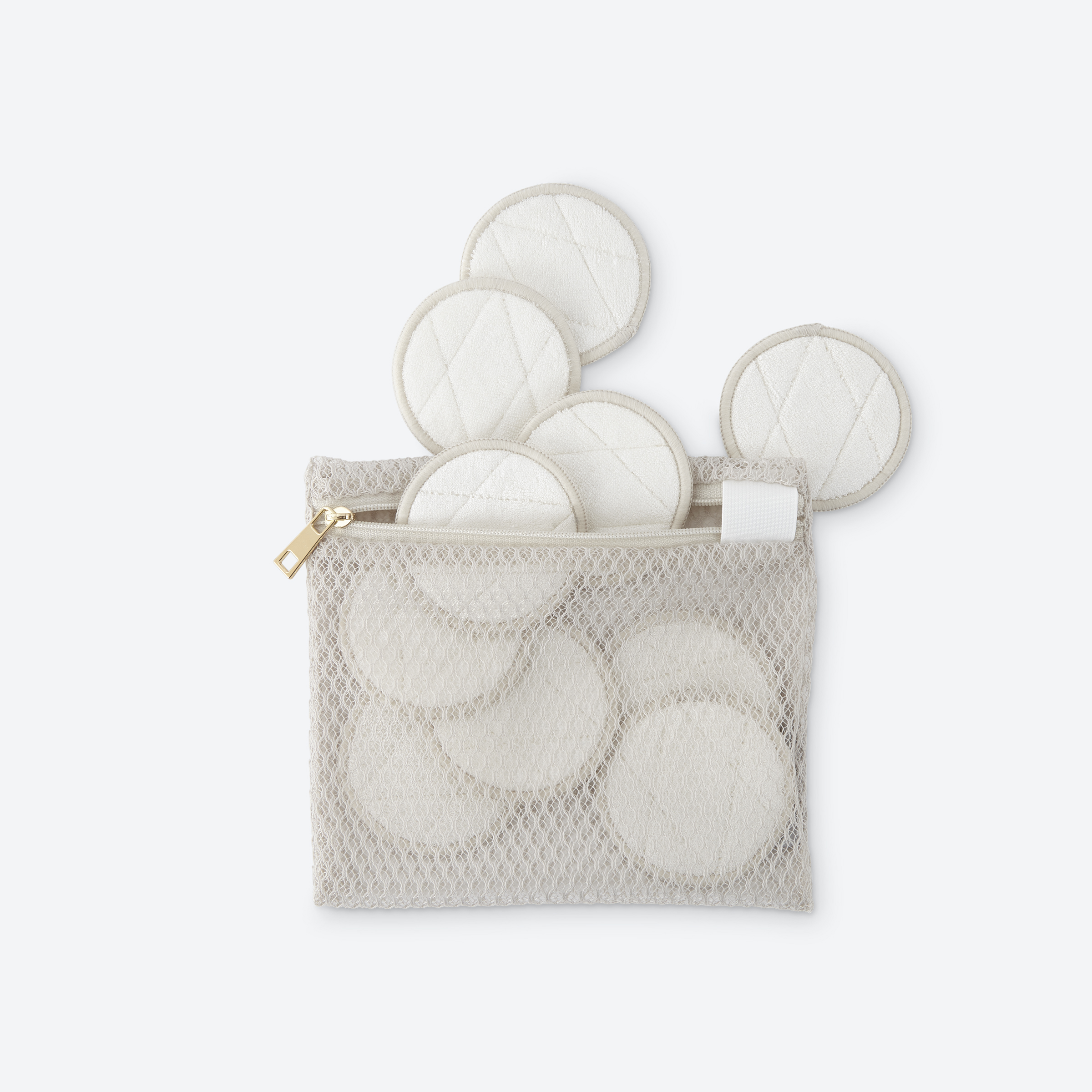 a2813cb4eeb7b7f85303424630104bba712aa49b.jpg Norwex Microfiber & Bamboo Reusable Rounds with Mesh Bag