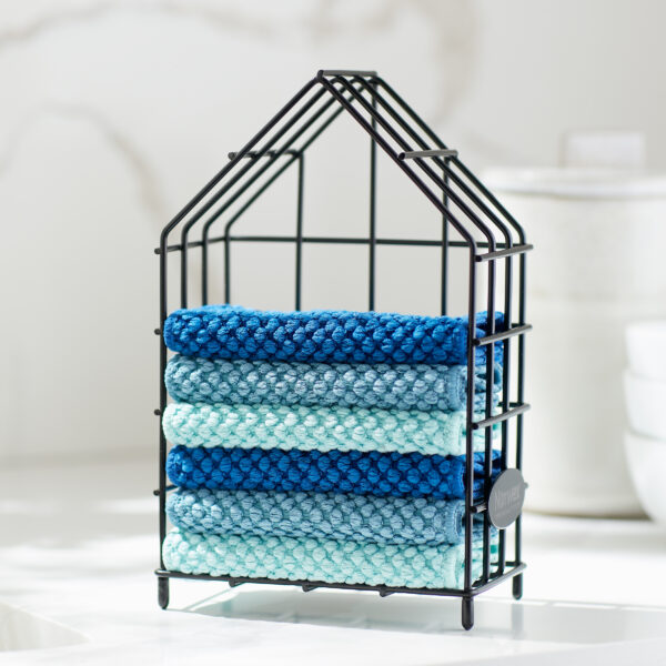 Norwex Counter Cloths - navy, sea mist, teal