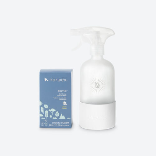 b40ff436188b34d29a5d1f83e09ebc283cb836a4.jpg Norwex Forever Refillable BioZyme Set with Sprayer