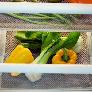 Norwex Refrigerator Drawer Liners - mushroom with sage trim