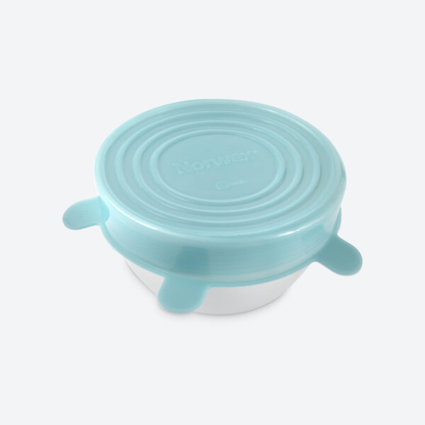 bf287b6672cc87e726adc5a1453afdf7c4ee7e58.jpg Norwex Stretchy Silicone Lids - teal