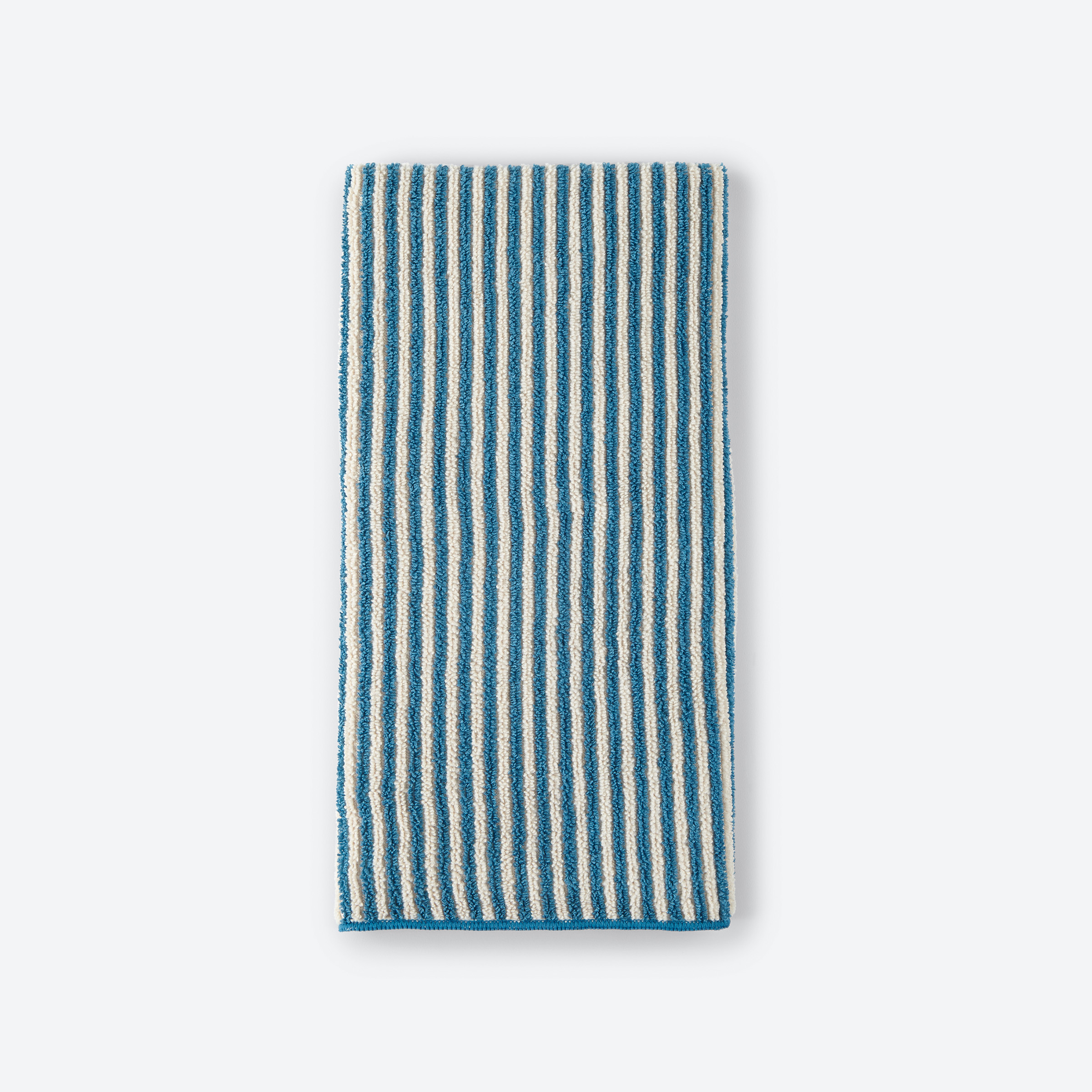 Norwex Hand Towel - teal/vanilla stripes