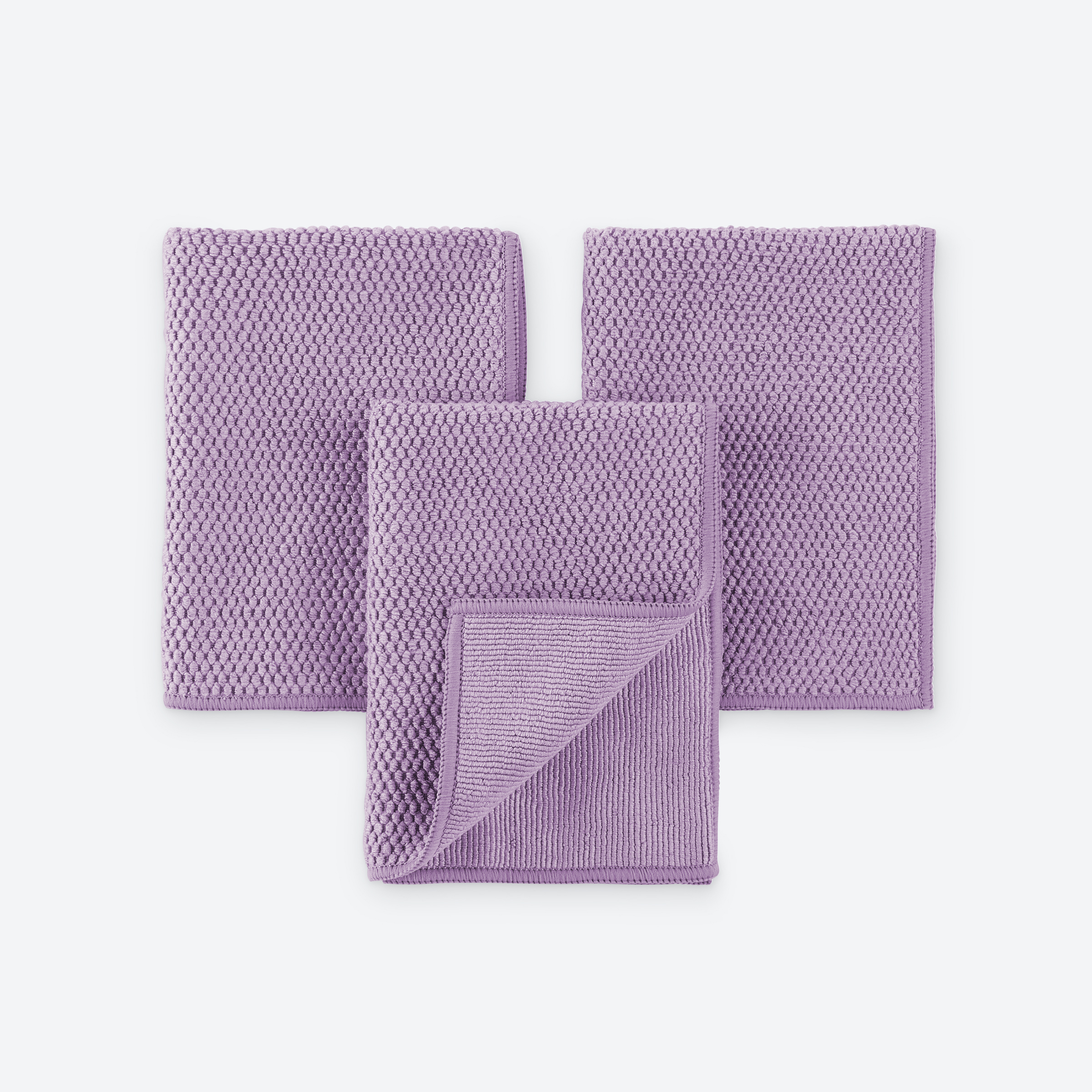 caaf2fdff09f5bfb4b9d094d4d9aac9964ed9db5.jpg Norwex Diamond Textured Kitchen Cloth Trio - amethyst