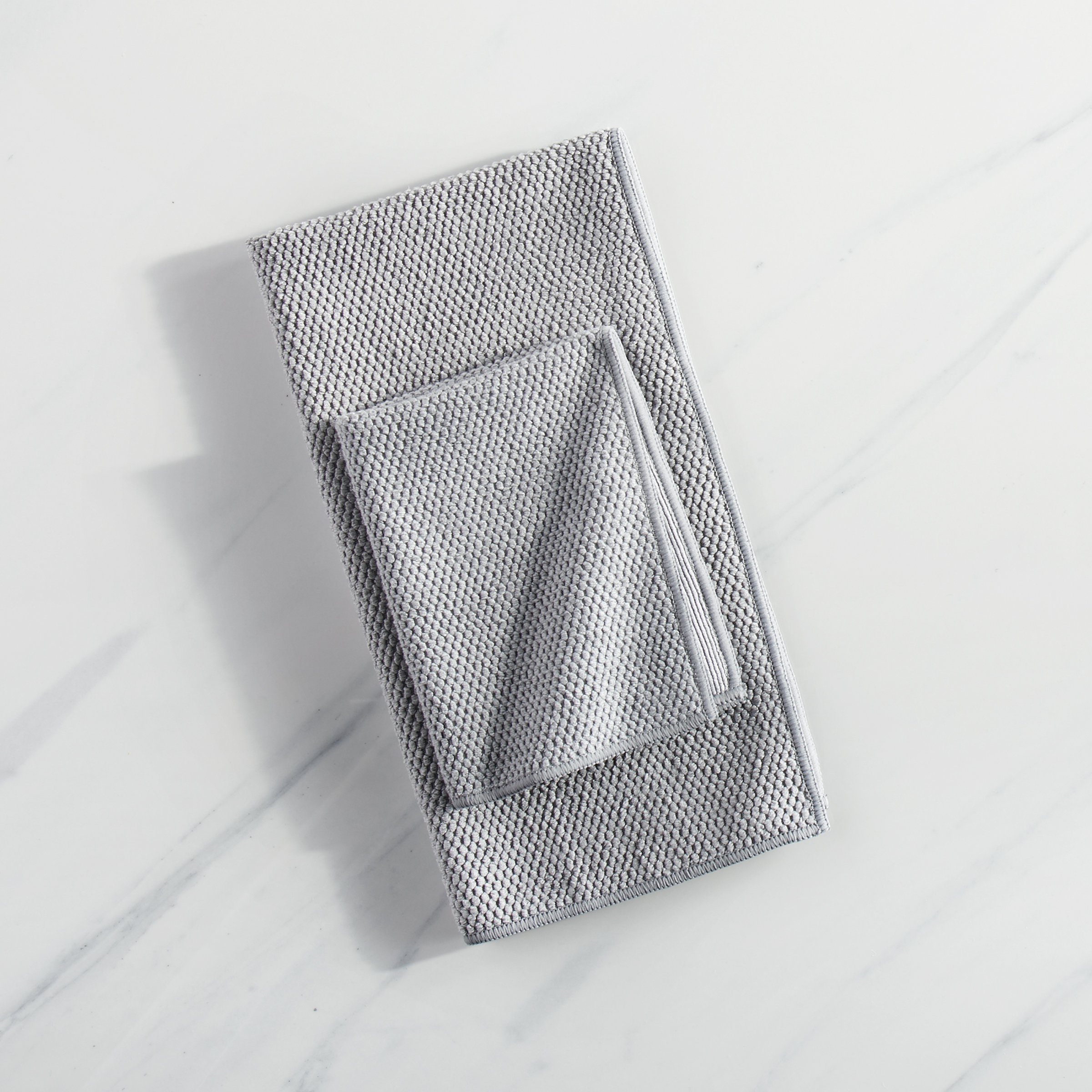 Norwex Diamond Textured Kitchen Towel & Cloth Set - graphite