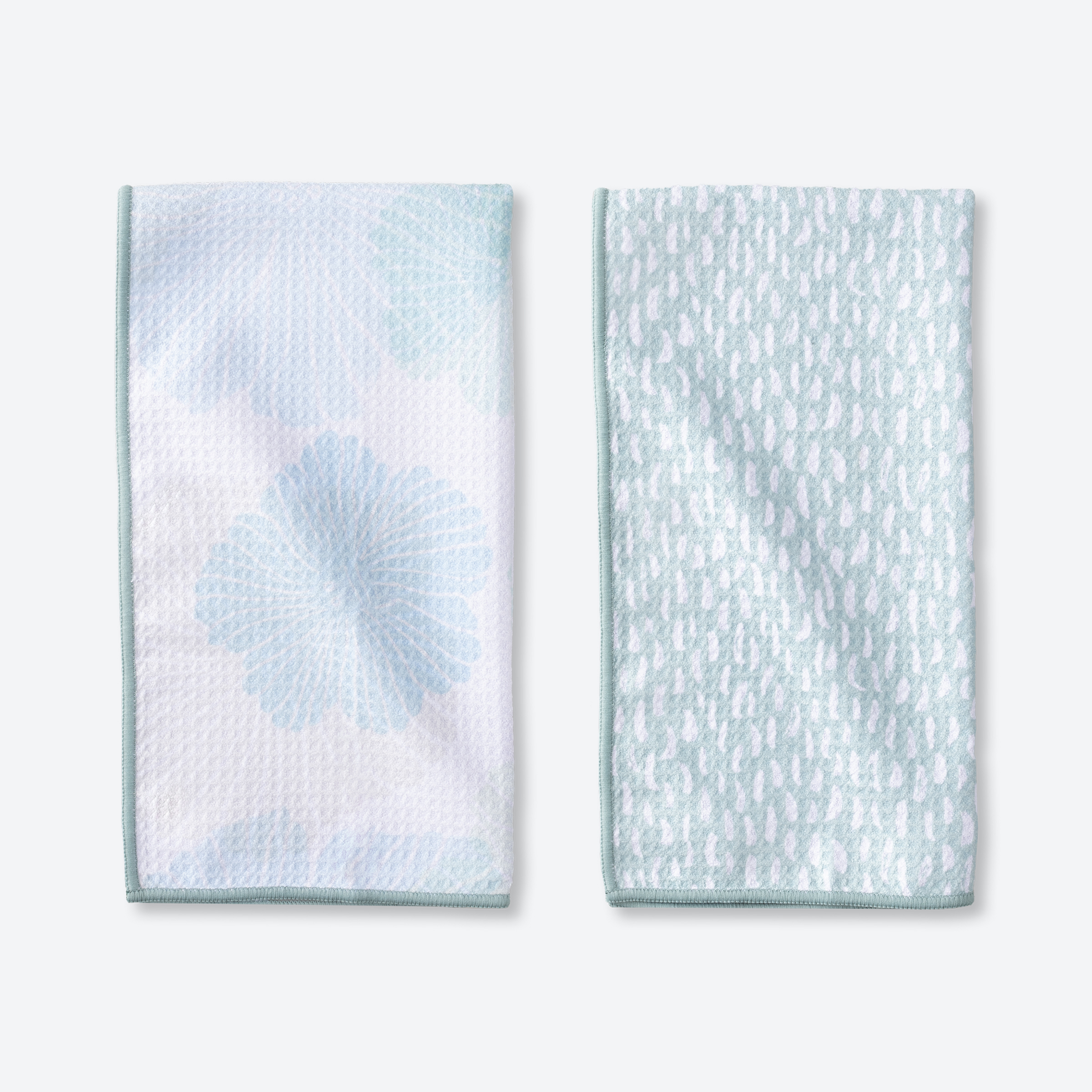 fae66d769bbb987809790b323319571d4d8ef023.jpg Norwex Tea Towels (set of 2) - soft blossoms/brush strokes