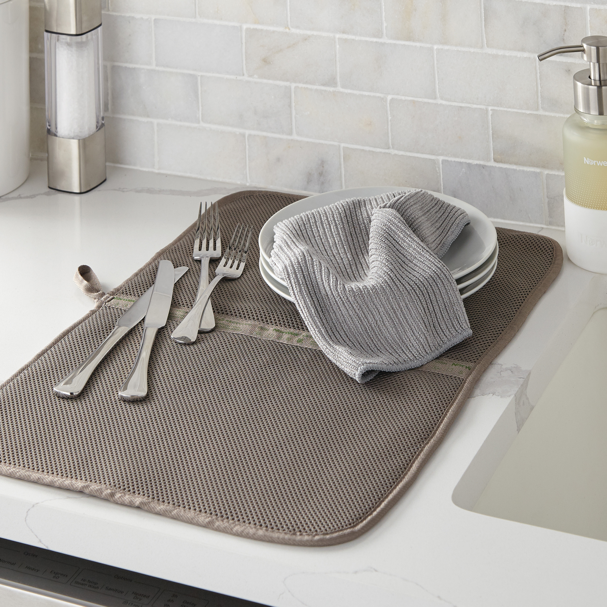 Norwex Dish Mat - mushroom